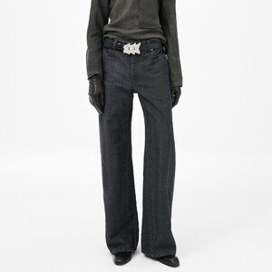 Our Legacy Women’s Faded Black High Rise Relaxed Jeans